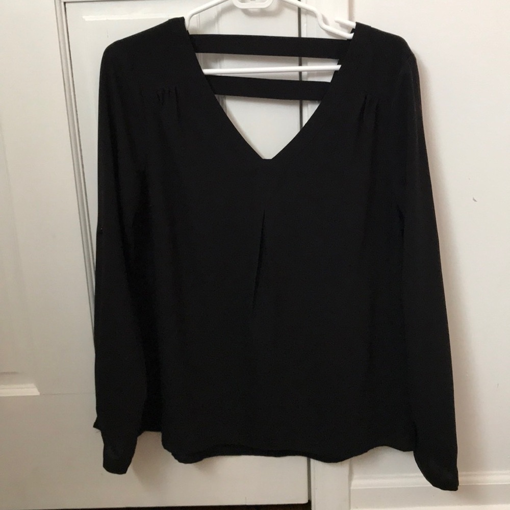 41 Hawthorne black blouse